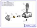 Abrasive Nozzle Assembly,.015"/0.38Mm  