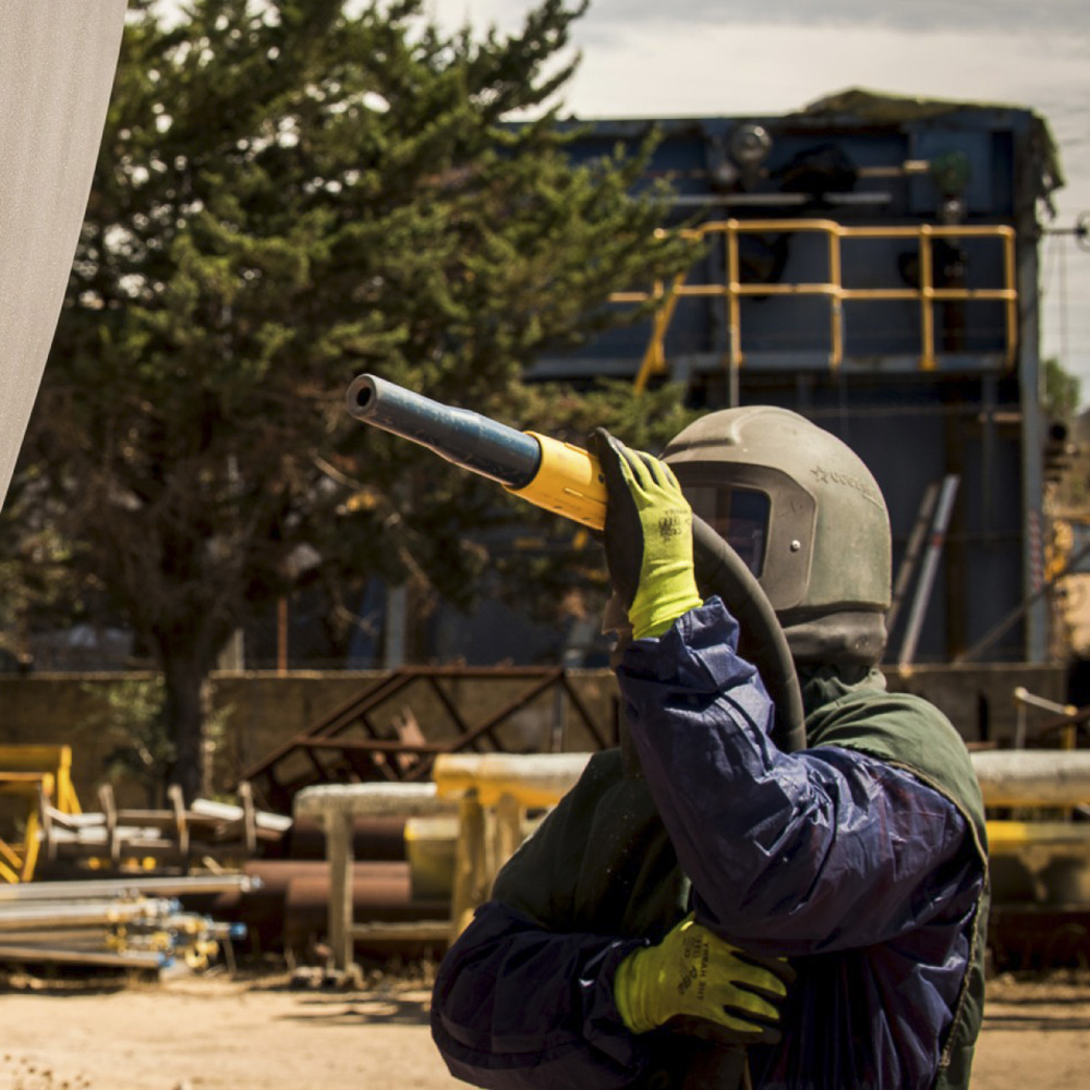 Sandblasting