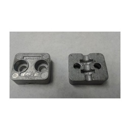 [104699] Aluminium Clamps 1/4" IRB2400 (1X2)