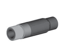 [B2615630ZA] BP200 SiAlON Long Venturi Nozzle 1" Entry, 1-1/4" Zinc Alloy Thread  3/16"