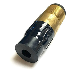 [B2115650ZA] Silicon Carbide Nozzle 1" Entry, 1-1/4" Zinc Alloy Thread  Polyurethane Jacket 1/4"