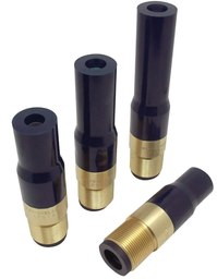 [B2015910] Tungsten Carbide Wide Entry Long Venturi Nozzle 1-1/4",  Zinc Alloy Thread  Polyuret Jacket 5/8"