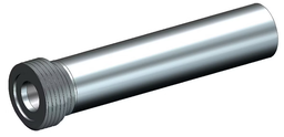 [B1912040] T120 Tungs Carbide Medium Length Venturi Nozzle SERIES 3/4" Alumin Thread Alumin Jacket 1/4" 4-3/4"
