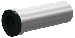 [B1508044] K Boron Carbide Medium Length Venturi Nozzle SERIES 1" Entry, 1-1/2" Flange, 4-1/8" Length  Flanged Alumin Jacket 1/4"