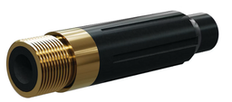 [B2615940V] SN159-VP BP200 SiAlON Specialty Vent Nozzle BAZOOKA®  1-1/4" Entry, 1-1/4" Brass Thread Poly Jack 1/4"
