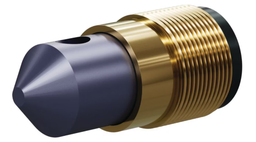 [B1904562] T045 Tungs Carb 45° Angle Nozzle SERIES 1-1/4" Brass Thread, Double Outlet 3/8"